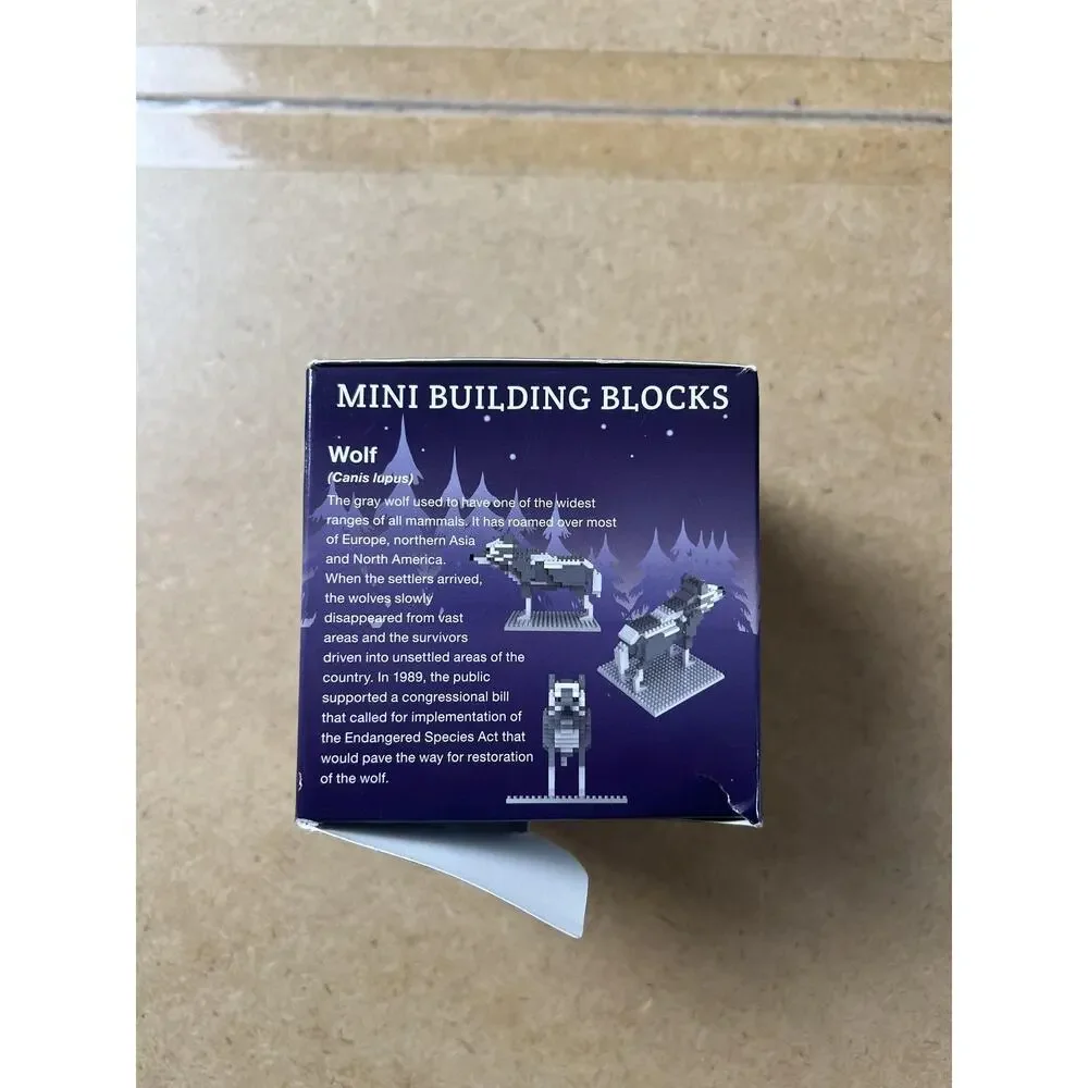 Impact Wolf Mini Building Blocks Brick Tile 220 Pcs Gray 7+ Plastic Toy